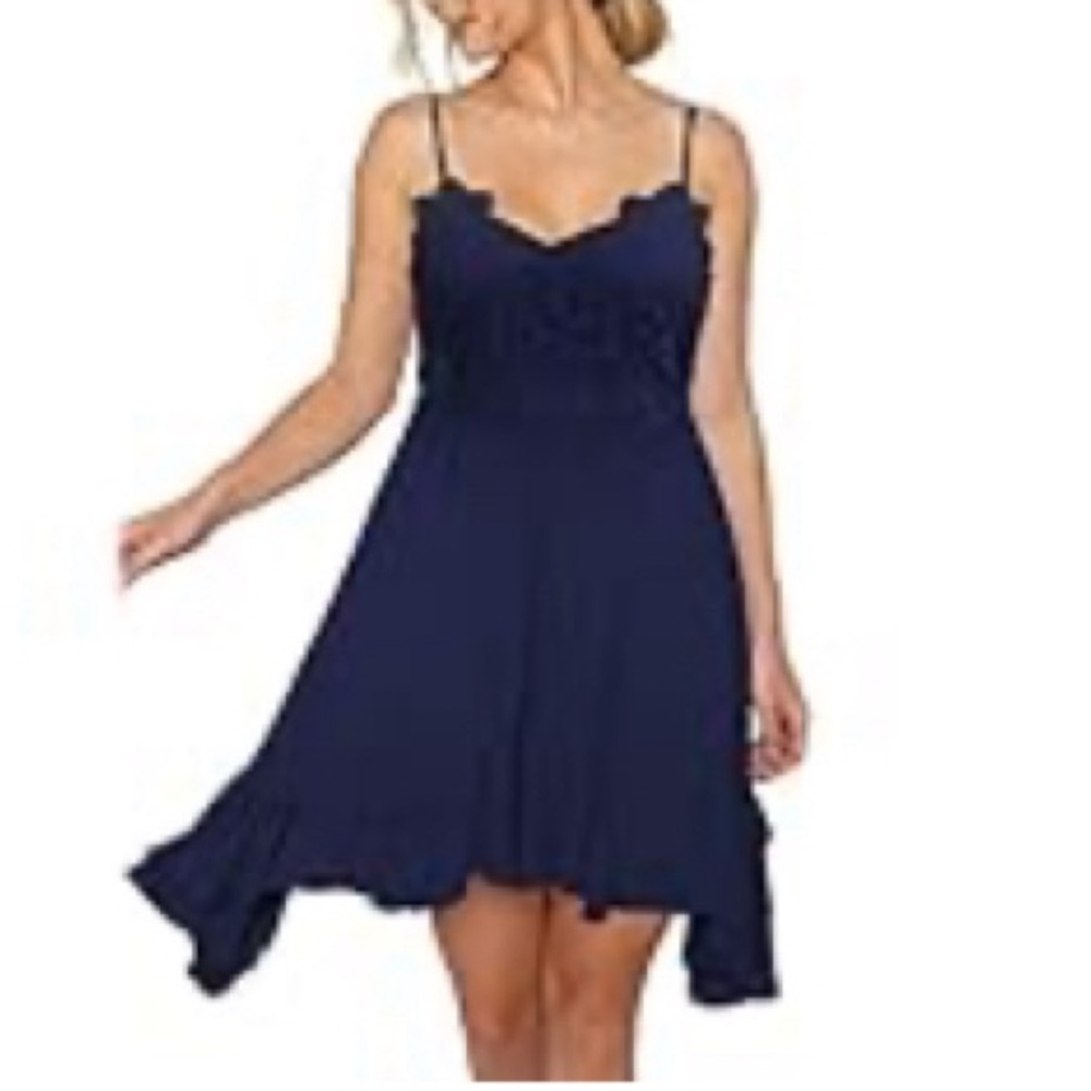 ECOWISH Womens Summer V-Neck dress